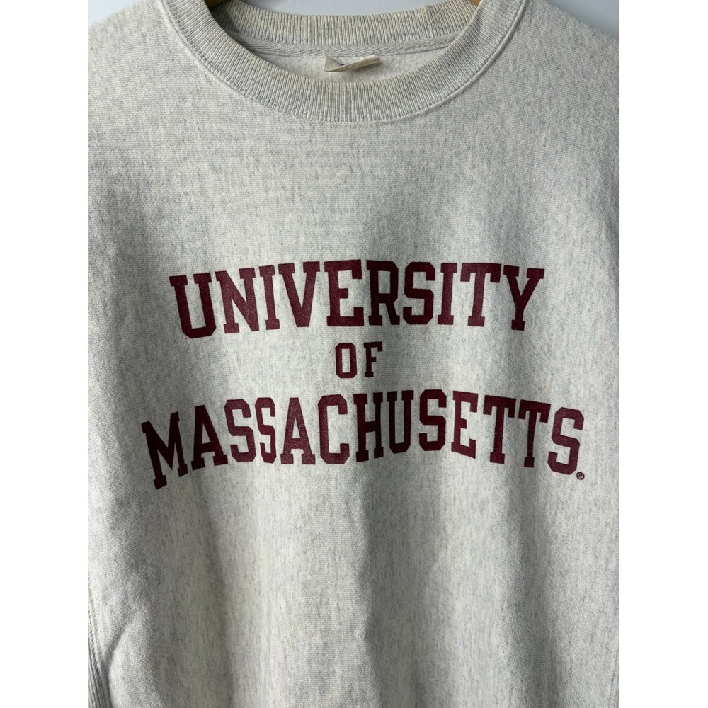 Vintage University of Massachusetts Sweatshirt Men Small Champion Reverse Weave - Picture 4 of 7